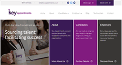 Desktop Screenshot of key-appointments.co.uk